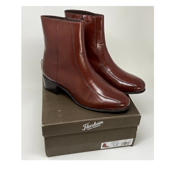 Florsheim Duke Bicycle Toe Boot, Cognac, Size 10 3E main image 4